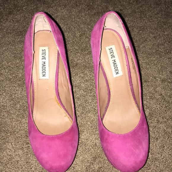 Steven Madden Suede Wedges - Picture 2 of 4